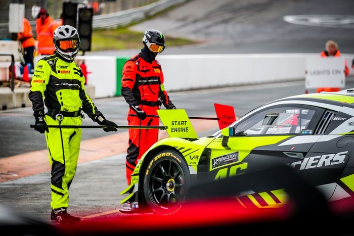 #46 Team WRT, Audi R8 LMS Evo II: Frédéric Vervisch, Valentino Rossi