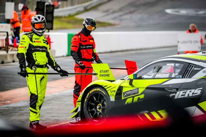 #46 Team WRT, Audi R8 LMS Evo II: Frédéric Vervisch, Valentino Rossi