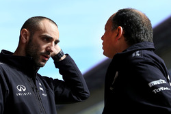 Cyril Abiteboul, Renault Sport F1 Team y Frederic Vasseur, Renault Sport F1 Team Racing Director