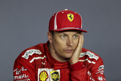 Kimi Raikkonen, Ferrari in the Press Conference