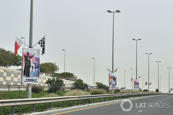 Camino de acceso y señalización