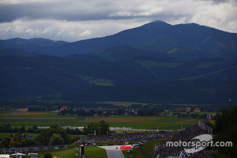 A scenic view of the Red Bull Ring