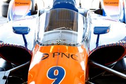 Scott Dixon, Chip Ganassi Racing Honda tests the aeroscreen