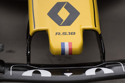 Vue détaillée du nez de la R.S. 18, Renault Sport F1 Team