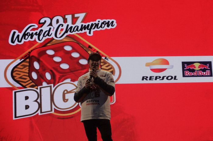 Celebración Marc Márquez en Cervera