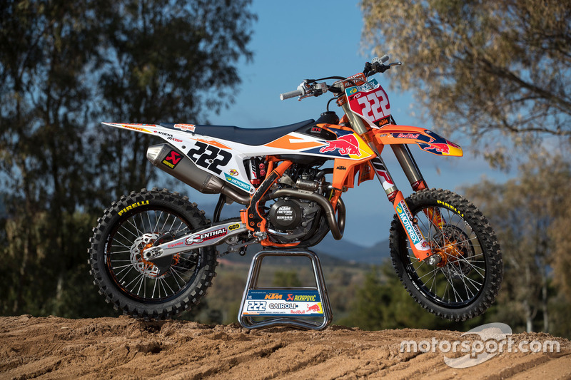 La moto di Tony Cairoli, KTM Factory Racing