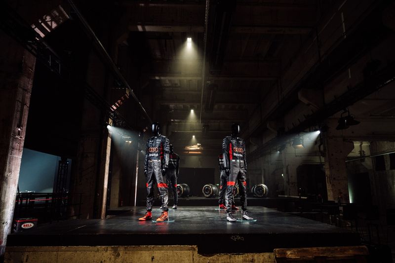 Atmosfera al lancio dell'Audi