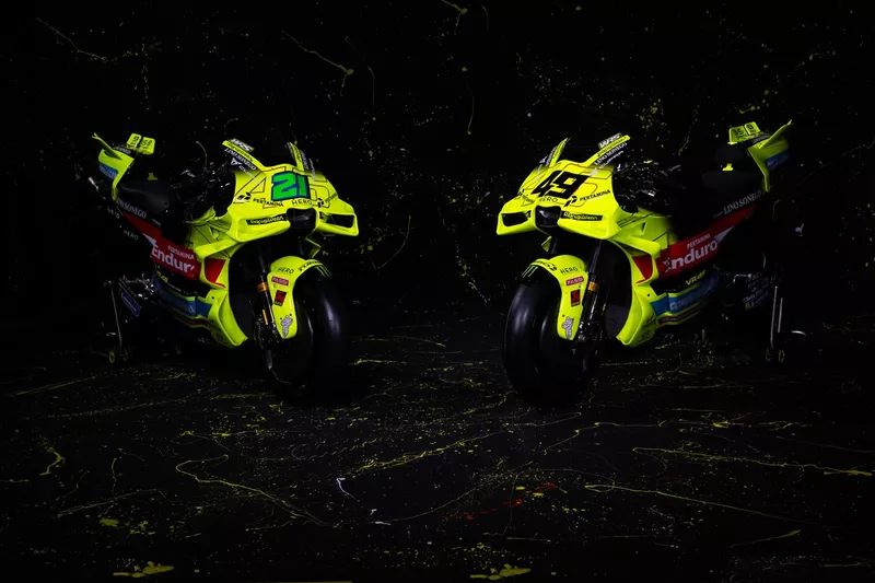 La livrée VR46 pour la saison 2026 du MotoGP