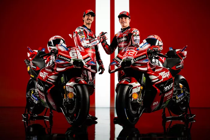 Marc Marquez, Ducati Team, Francesco Bagnaia, Ducati Team