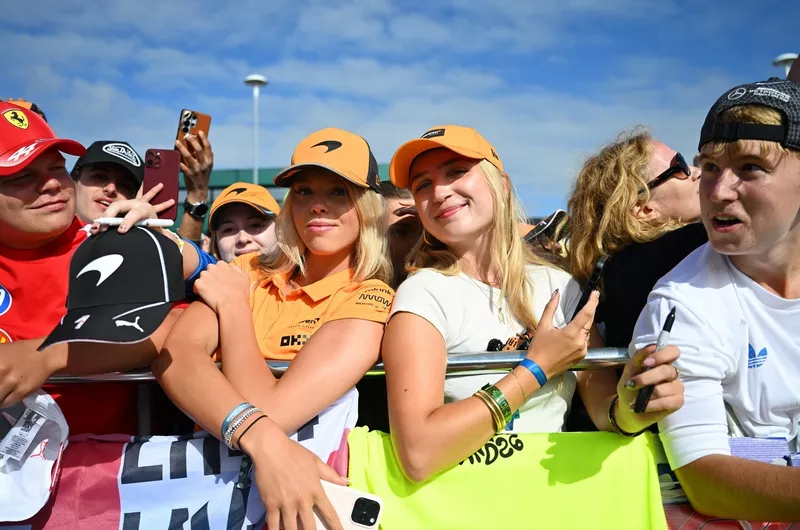 Fans show their support for McLaren