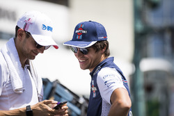 Esteban Ocon, Force India et Lance Stroll, Williams Racing