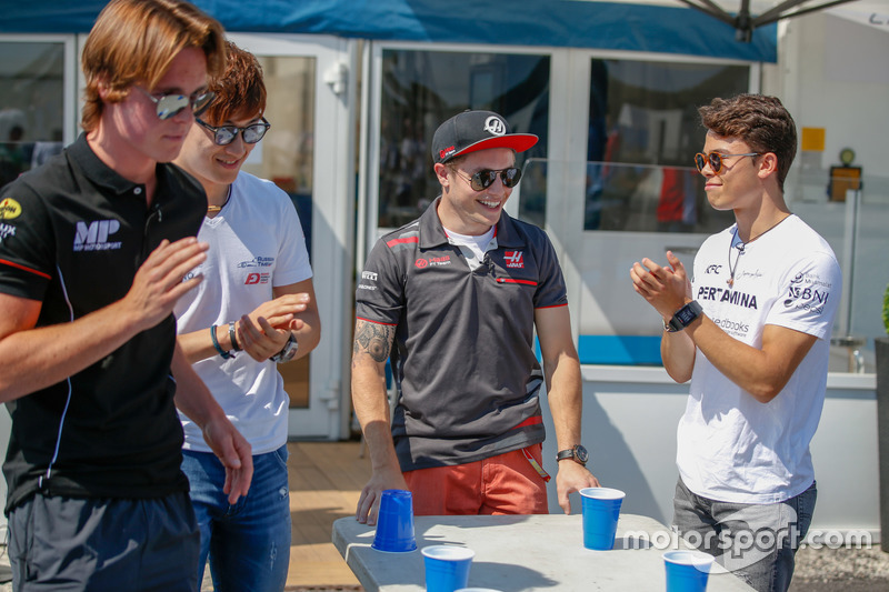 Ralph Boschung, MP Motorsport. Tadasuke Makino, RUSSIAN TIME. Santino Ferrucci, Trident, Nyck De Vries, PREMA Racing