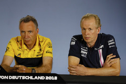 Bob Bell, Renault Sport F1 Team, ve Andrew Green, Force India