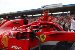Sebastian Vettel, Ferrari SF71H, on the grid