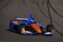 Scott Dixon, Chip Ganassi Racing Honda prueba el aeroscreen