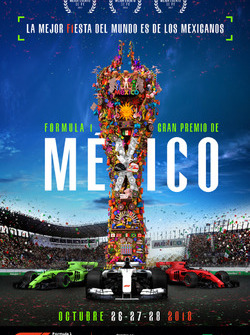 Cartel del GP de México 2018