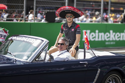 Kevin Magnussen, Haas F1 on the drivers parade