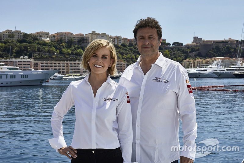 Susie Wolff, Team Principal Venturi Formula E Team, Gildo Pallanca Pastor, owner Venturi Formula E Team