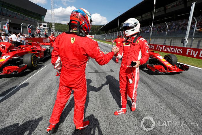 Kimi Raikkonen, Ferrari, Sebastian Vettel, Ferrari