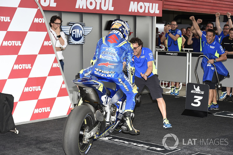 Tercer puesto Alex Rins, Team Suzuki MotoGP