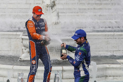 Ryan Hunter-Reay, Andretti Autosport Honda, Scott Dixon, Chip Ganassi Racing Honda, Alexander Rossi,