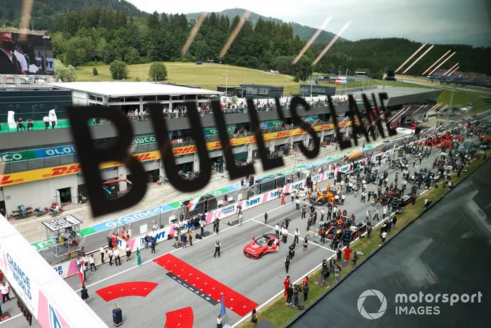 La parrilla previo a la carrera