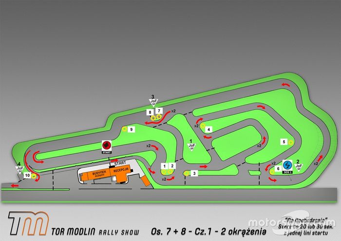 Mapy Tor Modlin Rally Show