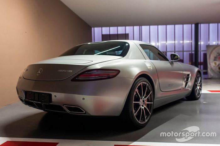 Mercedes-Benz SLS AMG van Sebastian Vettel