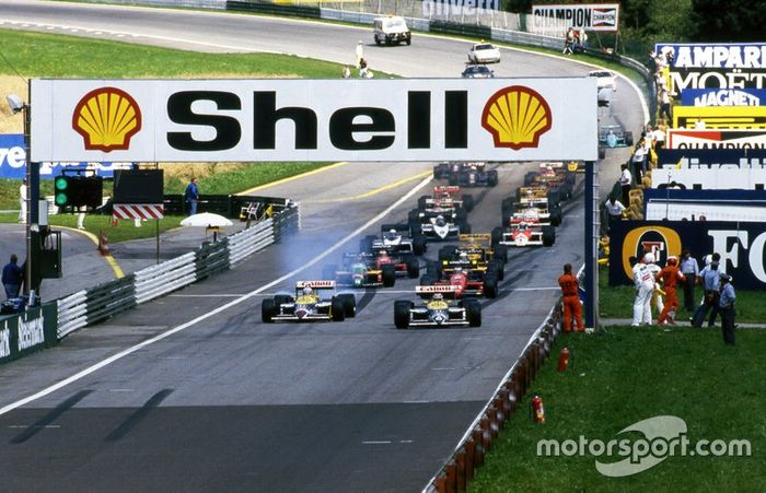 10. GP de Austria 1987: Nigel Mansell y Nelson Piquet (Williams)