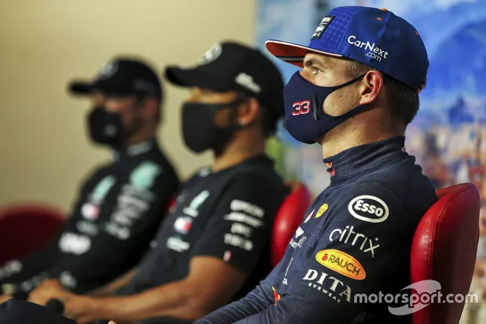 Max Verstappen, Red Bull Racing en la conferencia de prensa