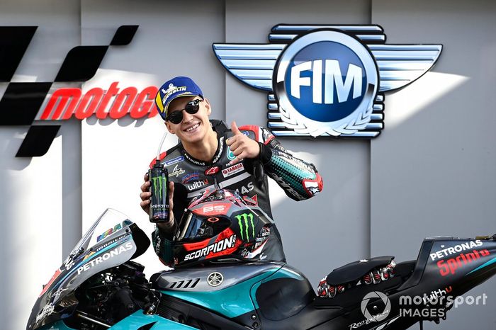 Ganador de la pole Fabio Quartararo, Petronas Yamaha SRT