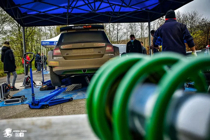 Oliver Solberg, Aaron Johnston, Eurosol Racing Team, Skoda Fabia Rally2 Evo