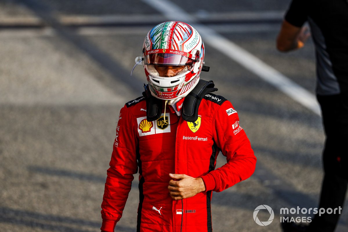 Charles Leclerc's current Ferrari contract will not be subject to the new salary cap 