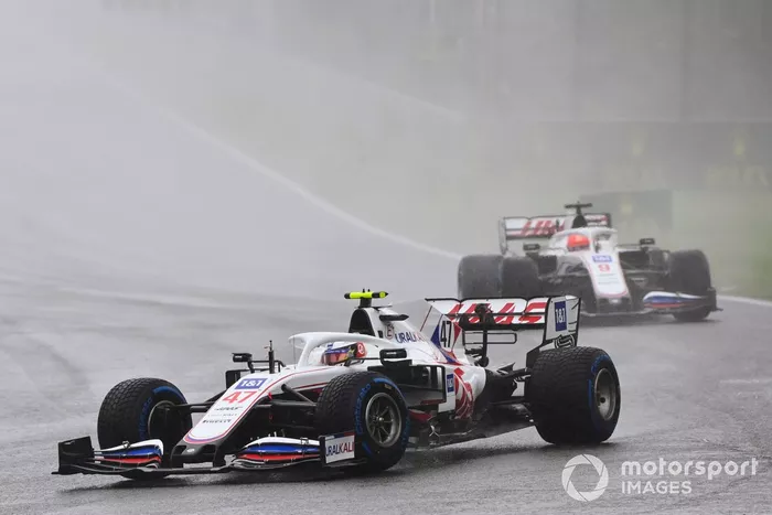 Mick Schumacher, Haas VF-21, Nikita Mazepin, Haas VF-21