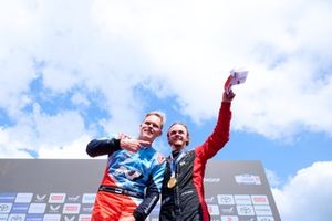 Podio: Ott Tänak, Hyundai World Rally Team, Oliver Solberg, Toyota Gazoo Racing WRT
