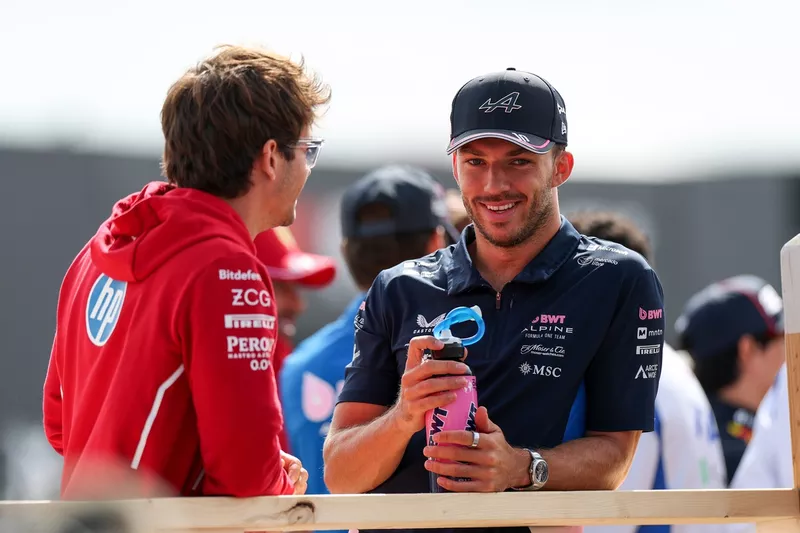 Charles Leclerc, Ferrari, Pierre Gasly, Alpine