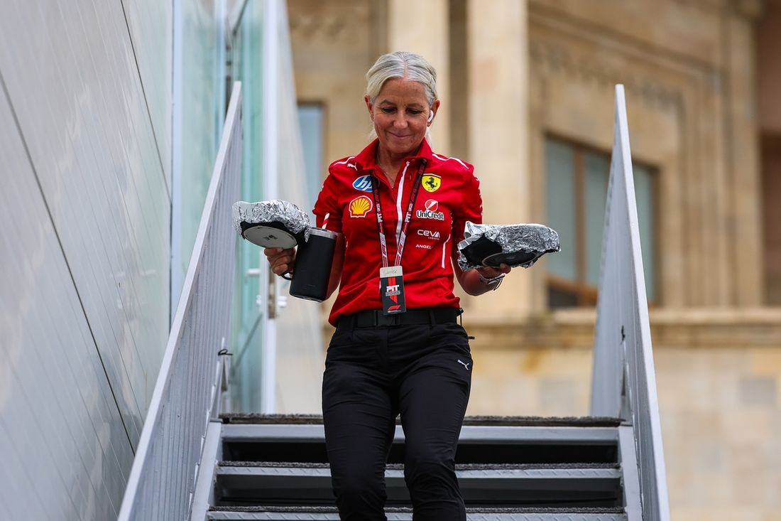 Angela Cullen, trainer of Lewis Hamilton, Ferrari