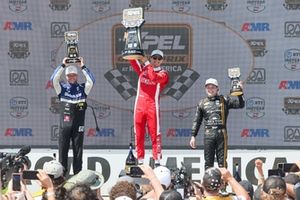 Felix Rosenqvist, Meyer Shank Racing, Alex Palou, Chip Ganassi Racing, Santino Ferrucci, A. J. Foyt Enterprises