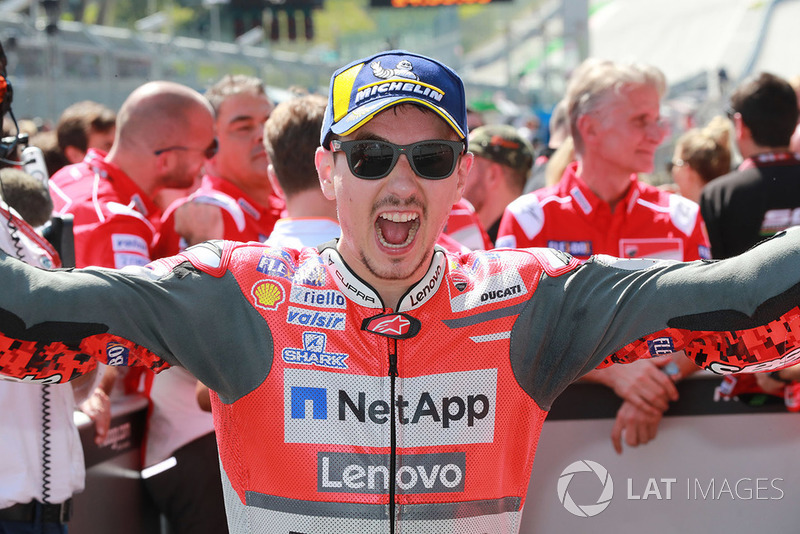 Переможець гонки Хорхе Лоренсо, Ducati Team