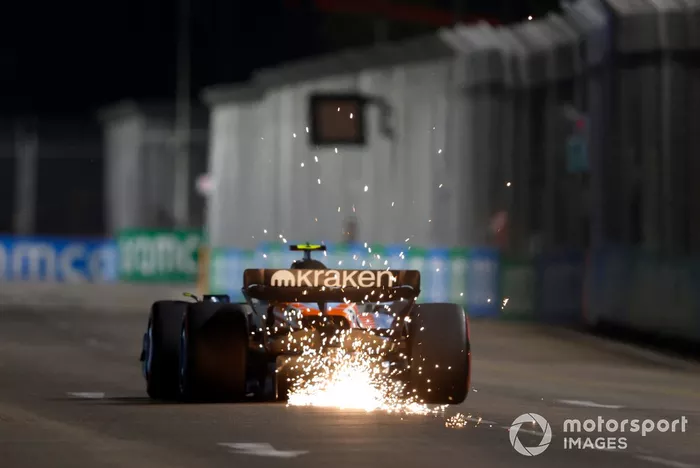 Saltan chispas de Logan Sargeant, Williams FW45