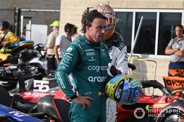 Fernando Alonso, Aston Martin F1 Team, opina tras la carrera Sprint