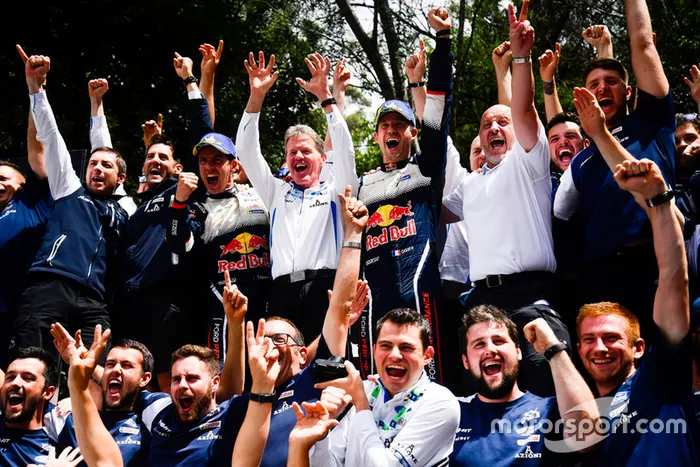 I Campioni 2018 del WRC Sébastien Ogier, Julien Ingrassia, Ford Fiesta WRC, M-Sport Ford, Malcolm Wilson
