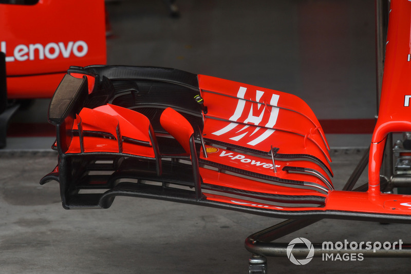 Ferrari SF71H front wing detail