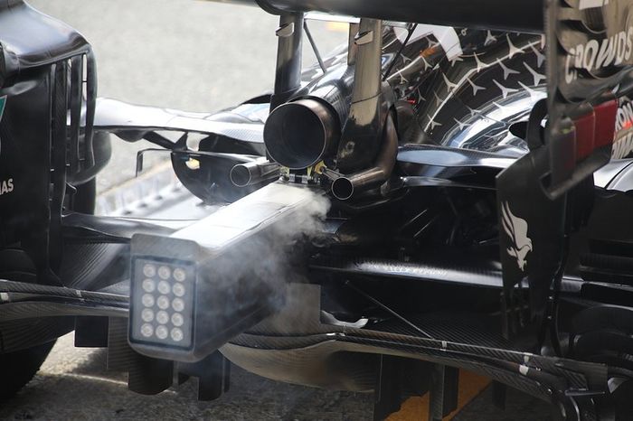 Trasera del Mercedes AMG F1 W11