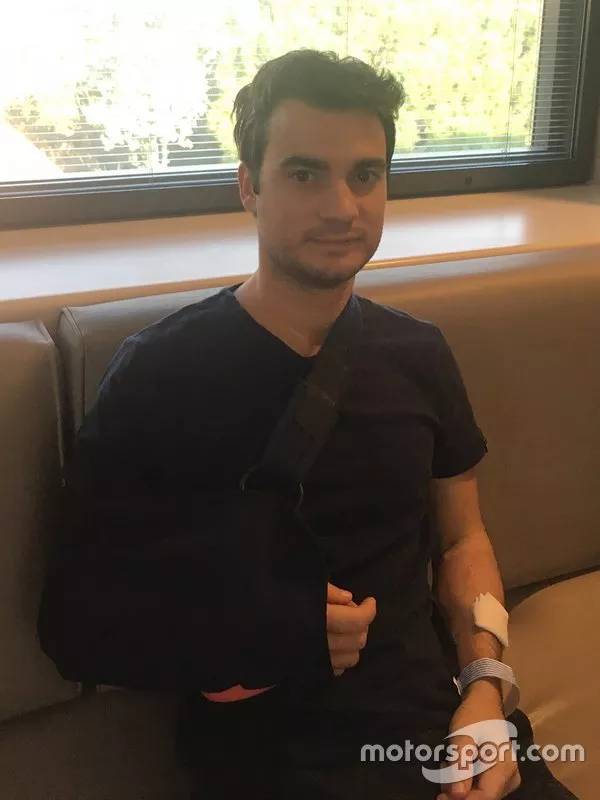 Dani Pedrosa en el Centro Médico Barcelona Teknon 