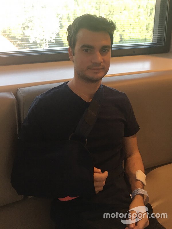 Dani Pedrosa en el Centro Médico Barcelona Teknon