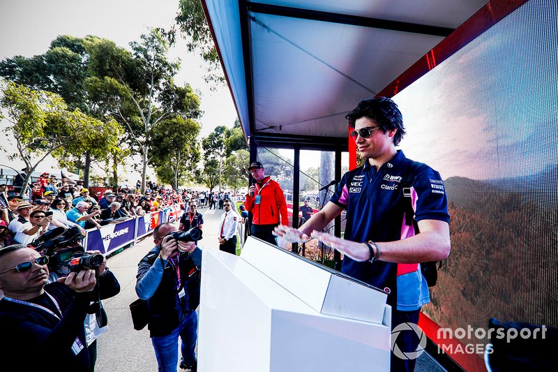 Lance Stroll, Racing Point hand mould