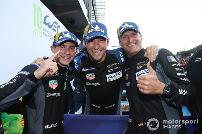 Podio: #77 Dempsey-Proton Racing Porsche 911 RSR 19 LMGTE Am de Christian Ried, Sebastian Priaulx, Harry Tincknell 