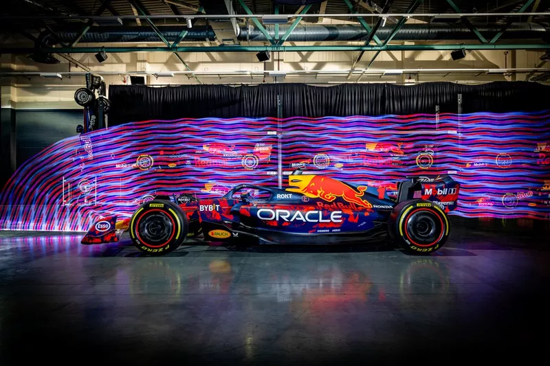 La livrée de la RB20 de Red Bull Racing pour le GP de Grande-Bretagne