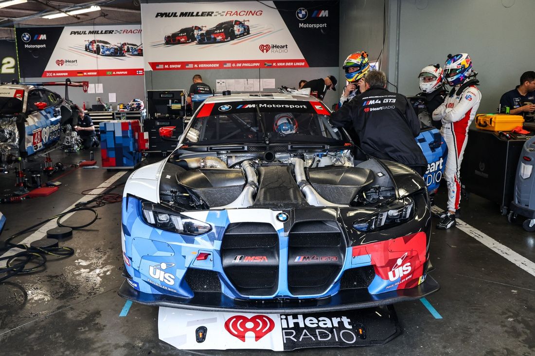 #1 Paul Miller Racing BMW M4 GT3 EVO: Madison Snow, Neil Verhagen, Connor De Phillippi, Kelvin van der Linde